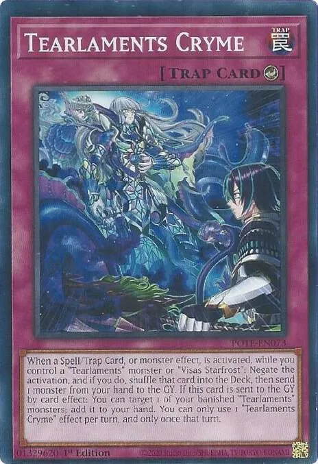Tearlaments Cryme POTE-EN073 Yu-Gi-Oh card from Power of the Elements