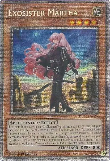 Exosister Martha Starlight Rare POTE-EN025 Unlimited Yu-Gi-Oh card from Power of the Elements