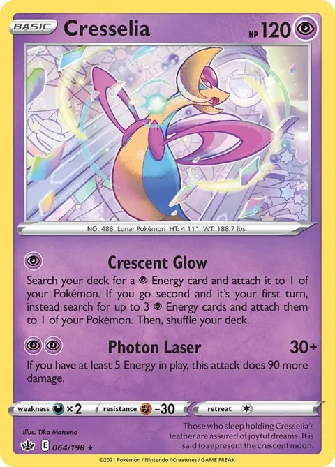 Cresselia #064/198 Pokémon card from Deck Exclusives
