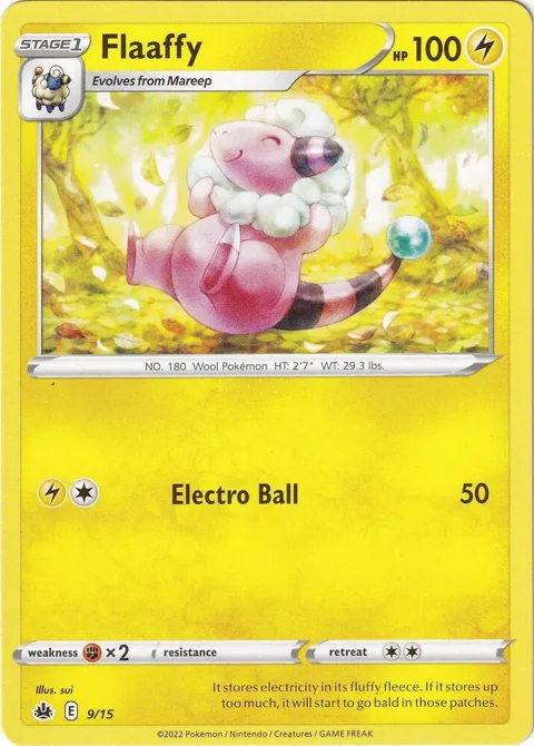 Flaaffy - 9/15 #009/015 Pokémon card from McDonald's Promos 2022