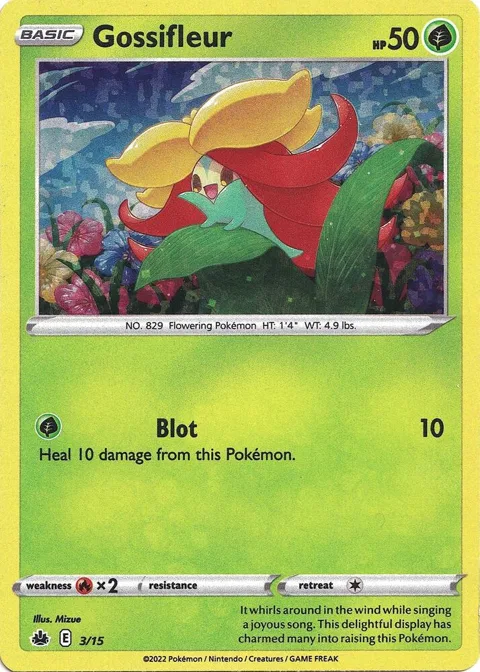 Gossifleur - 3/15 #003/015 Holofoil Pokémon card from McDonald's Promos 2022