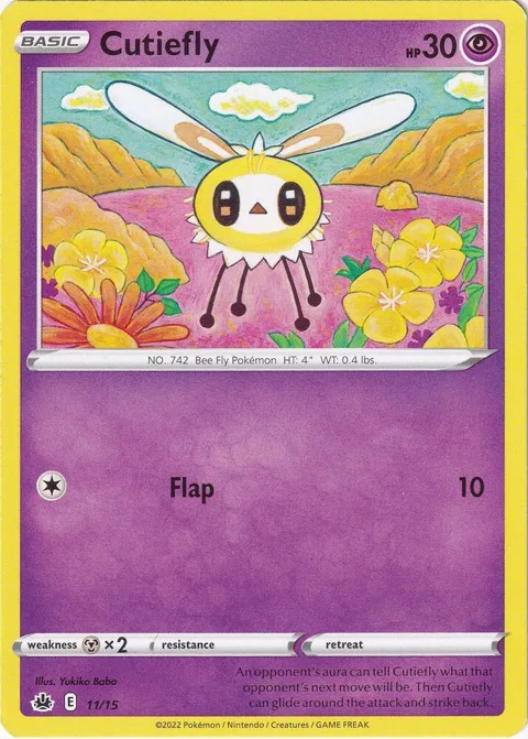 Cutiefly - 11/15 #011/015 Pokémon card from McDonald's Promos 2022