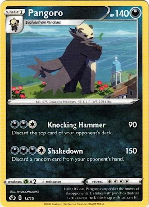Pangoro - 13/15 #013/015 Pokémon card from McDonald's Promos 2022