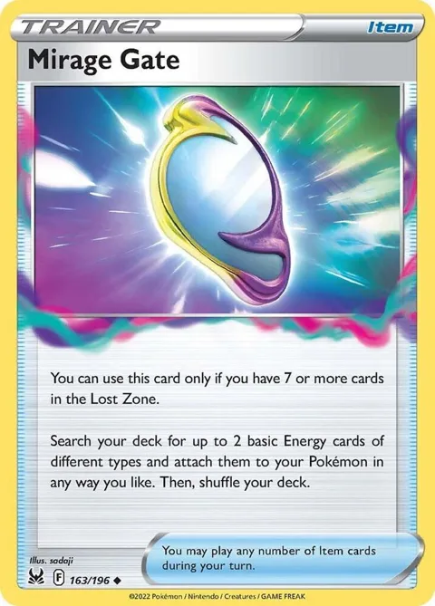 Mirage Gate #163/196 Reverse Holofoil Pokémon card from Lost Origin