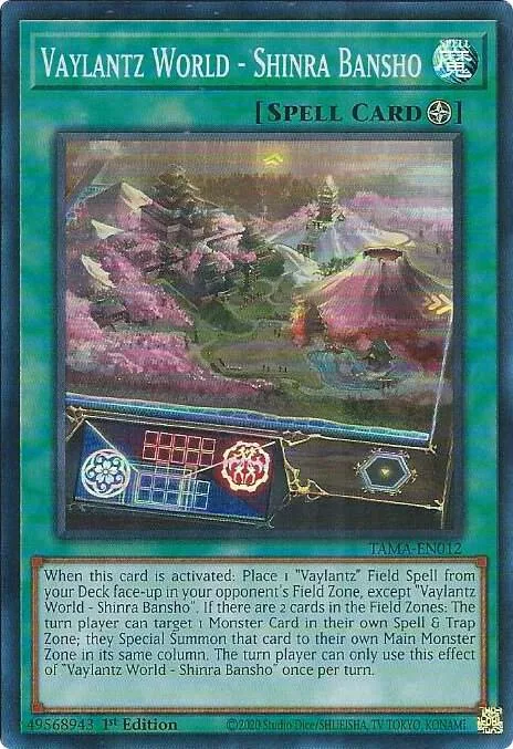 Vaylantz World - Shinra Bansho TAMA-EN012 Yu-Gi-Oh card from Tactical Masters