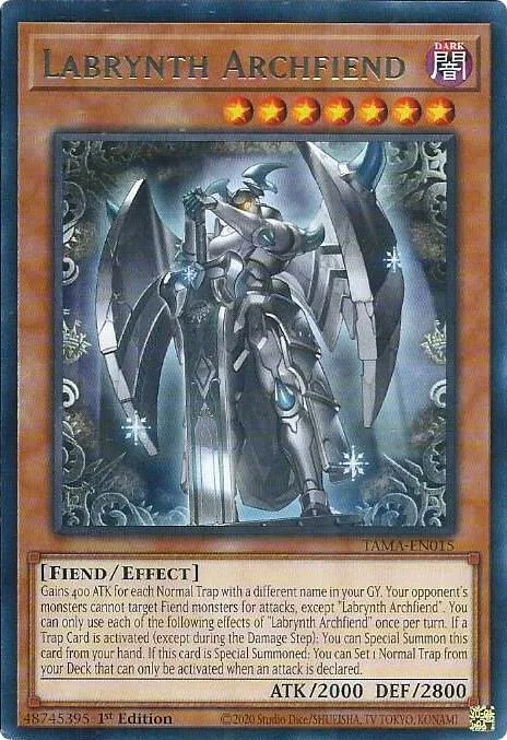 Labrynth Archfiend TAMA-EN015 Yu-Gi-Oh card from Tactical Masters