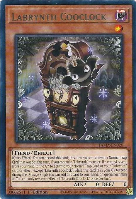Labrynth Cooclock TAMA-EN020 Yu-Gi-Oh card from Tactical Masters