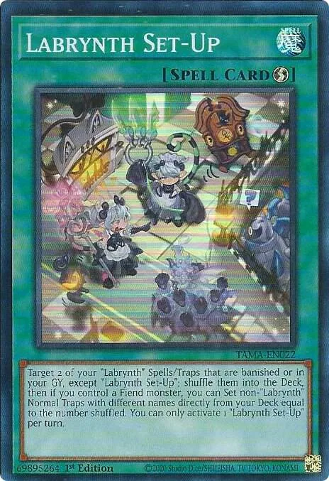 Labrynth Set-Up TAMA-EN022 Yu-Gi-Oh card from Tactical Masters