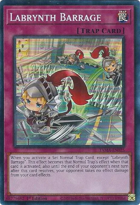 Labrynth Barrage TAMA-EN025 Yu-Gi-Oh card from Tactical Masters