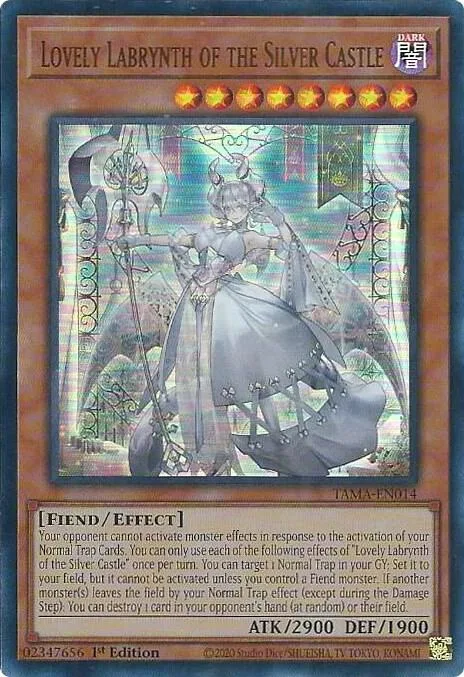 Lovely Labrynth of the Silver Castle TAMA-EN014 Yu-Gi-Oh card from Tactical Masters
