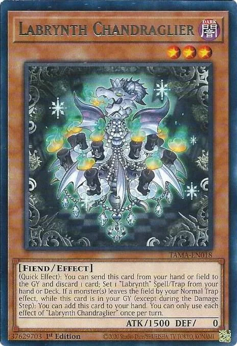 Labrynth Chandraglier TAMA-EN018 Yu-Gi-Oh card from Tactical Masters