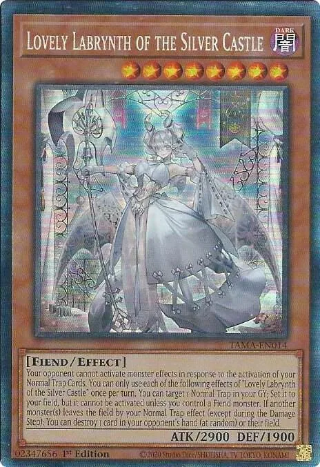 Lovely Labrynth of the Silver Castle Collector's Rare TAMA-EN014 Yu-Gi-Oh card from Tactical Masters