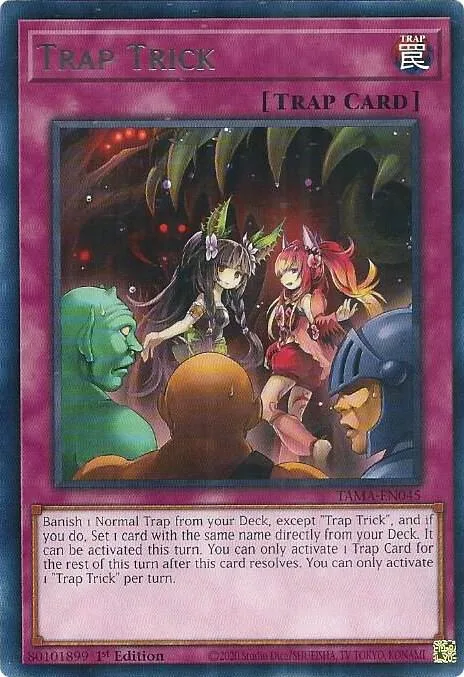 Trap Trick TAMA-EN045 Yu-Gi-Oh card from Tactical Masters