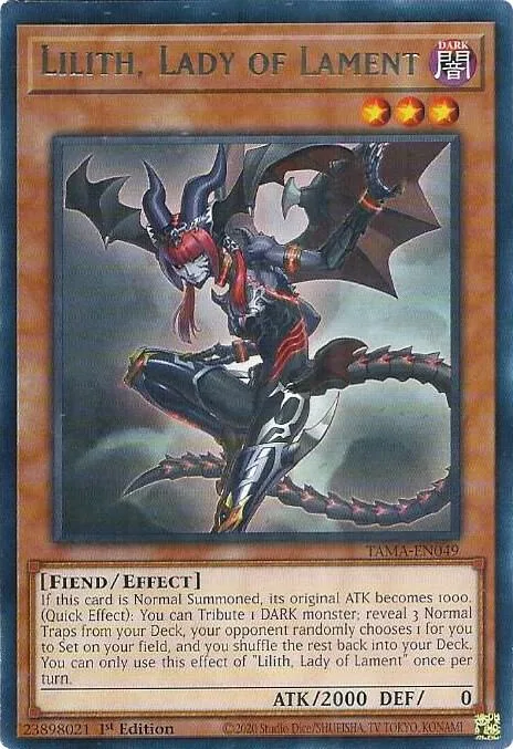 Lilith, Lady of Lament TAMA-EN049 Yu-Gi-Oh card from Tactical Masters