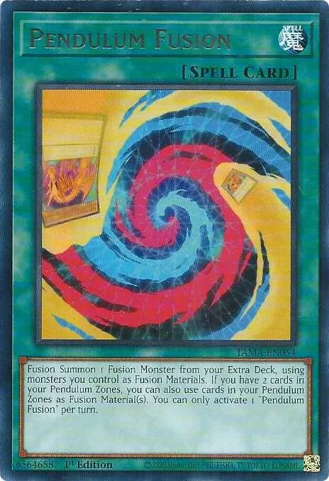 Pendulum Fusion TAMA-EN054 Yu-Gi-Oh card from Tactical Masters