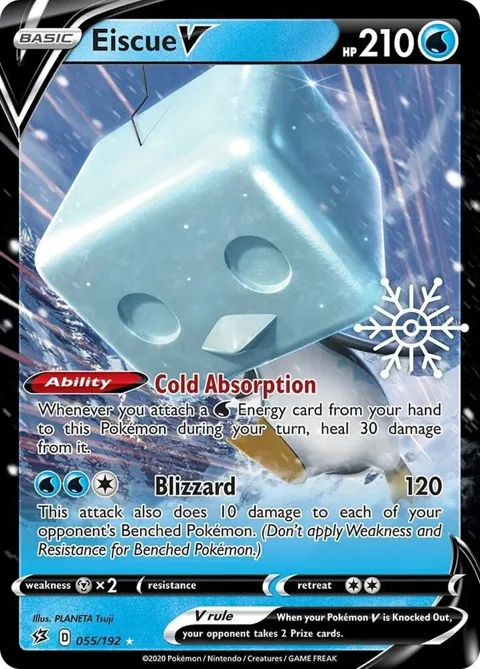 Eiscue V - 055/192 Holiday Calendar #055/192 Holofoil Pokémon card from Miscellaneous Cards & Products