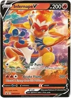 Infernape V #SWSH252 Holofoil Pokémon card from Sword & Shield Promo Cards