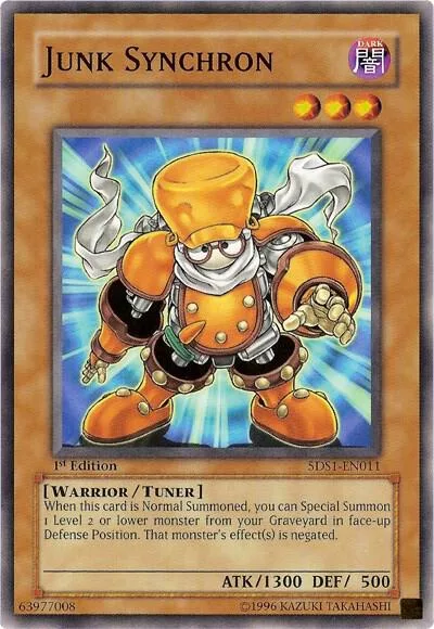 Junk Synchron 5DS1-EN011 Unlimited Yu-Gi-Oh card from 5D's 2008 Starter Deck