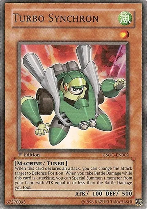 Turbo Synchron CSOC-EN002 Yu-Gi-Oh card from Crossroads of Chaos