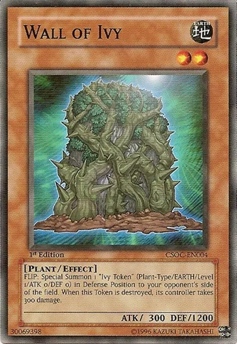 Wall of Ivy CSOC-EN004 1st Edition Yu-Gi-Oh card from Crossroads of Chaos