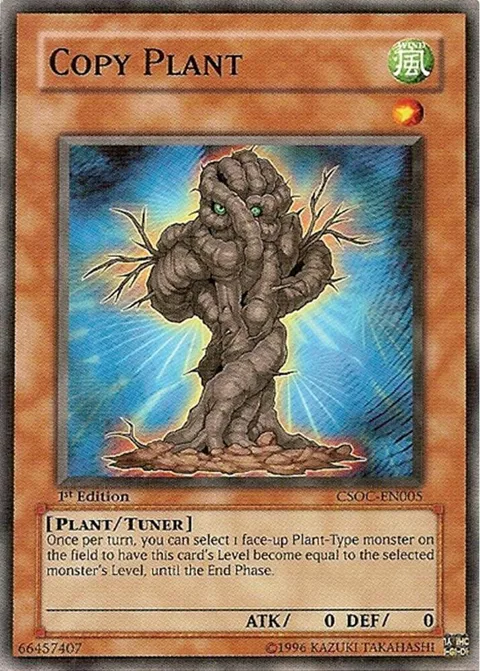 Copy Plant CSOC-EN005 1st Edition Yu-Gi-Oh card from Crossroads of Chaos
