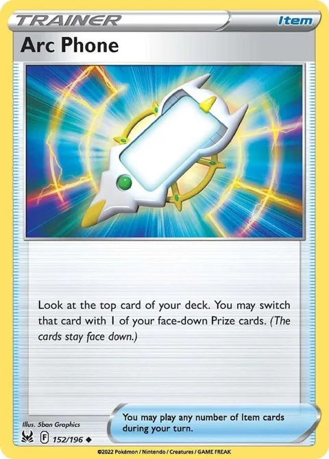 Arc Phone #152/196 Pokémon card from Lost Origin