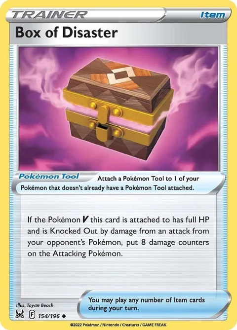 Box of Disaster #154/196 Pokémon card from Lost Origin