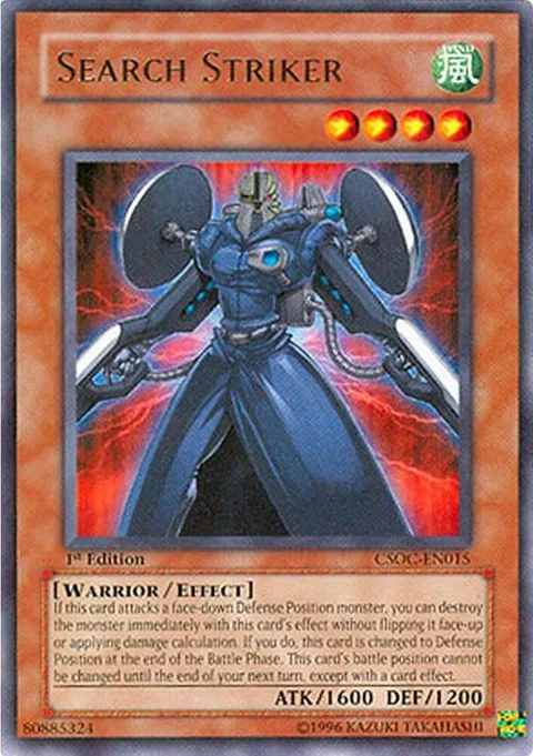 Search Striker CSOC-EN015 1st Edition Yu-Gi-Oh card from Crossroads of Chaos