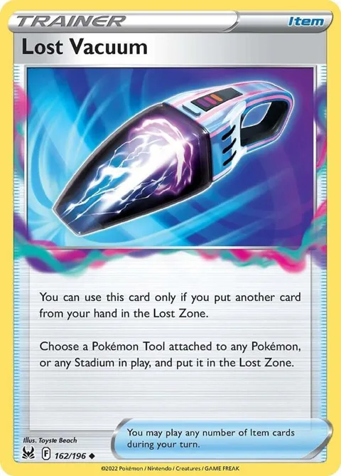 Lost Vacuum #162/196 Pokémon card from Lost Origin