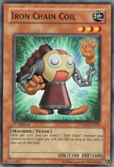Iron Chain Coil CSOC-EN020 Yu-Gi-Oh card from Crossroads of Chaos