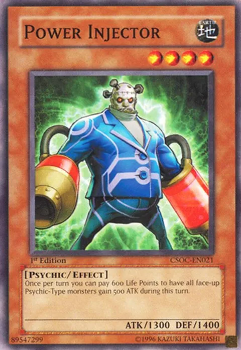 Power Injector CSOC-EN021 1st Edition Yu-Gi-Oh card from Crossroads of Chaos