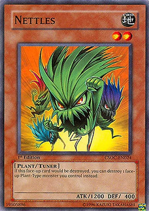 Nettles CSOC-EN024 1st Edition Yu-Gi-Oh card from Crossroads of Chaos
