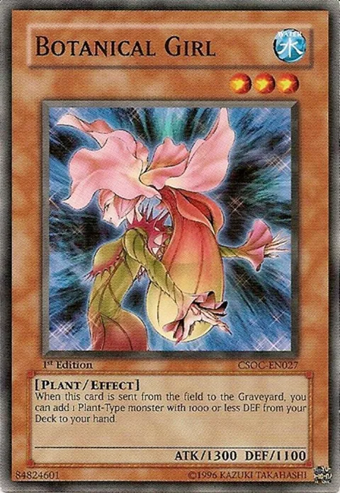 Botanical Girl CSOC-EN027 1st Edition Yu-Gi-Oh card from Crossroads of Chaos