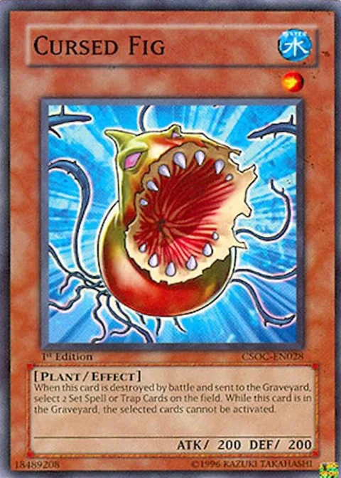 Cursed Fig CSOC-EN028 Yu-Gi-Oh card from Crossroads of Chaos