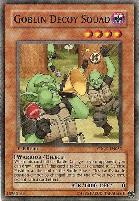 Goblin Decoy Squad CSOC-EN032 Yu-Gi-Oh card from Crossroads of Chaos