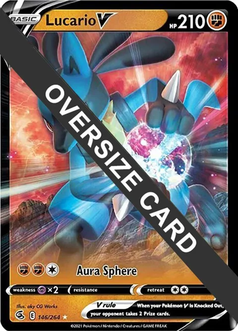 Lucario V #146/264 Holofoil Pokémon card from Jumbo Cards