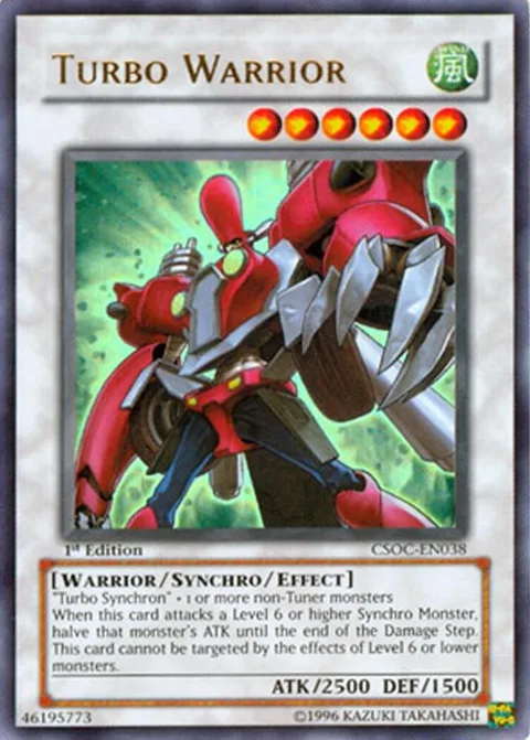 Turbo Warrior CSOC-EN038 1st Edition Yu-Gi-Oh card from Crossroads of Chaos