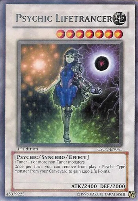 Psychic Lifetrancer CSOC-EN041 Unlimited Yu-Gi-Oh card from Crossroads of Chaos