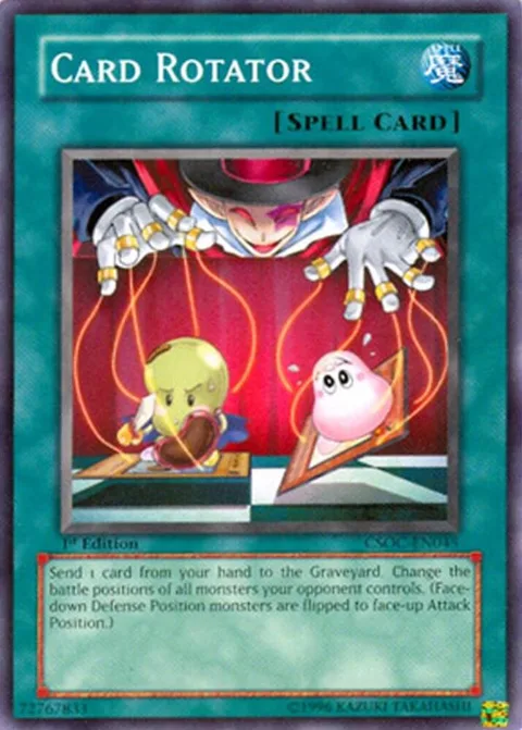 Card Rotator CSOC-EN045 1st Edition Yu-Gi-Oh card from Crossroads of Chaos