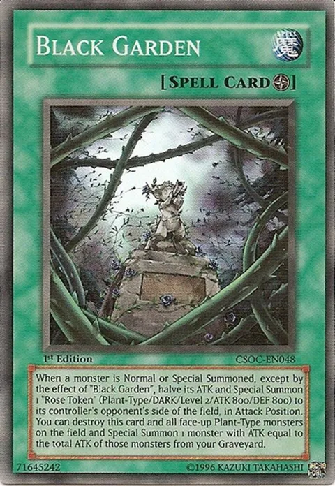 Black Garden CSOC-EN048 1st Edition Yu-Gi-Oh card from Crossroads of Chaos