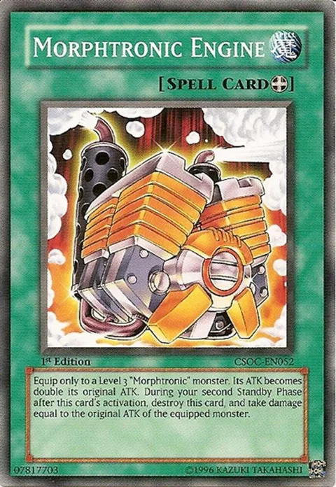 Morphtronic Engine CSOC-EN052 1st Edition Yu-Gi-Oh card from Crossroads of Chaos