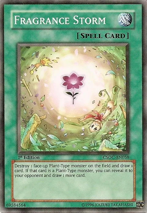 Fragrance Storm CSOC-EN058 1st Edition Yu-Gi-Oh card from Crossroads of Chaos