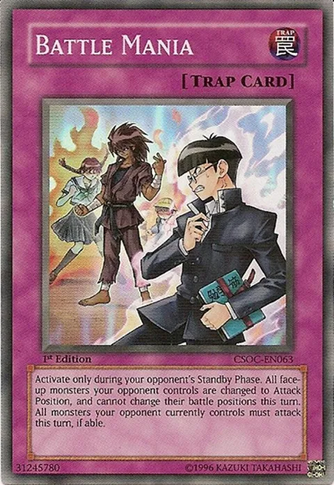 Battle Mania CSOC-EN063 Unlimited Yu-Gi-Oh card from Crossroads of Chaos