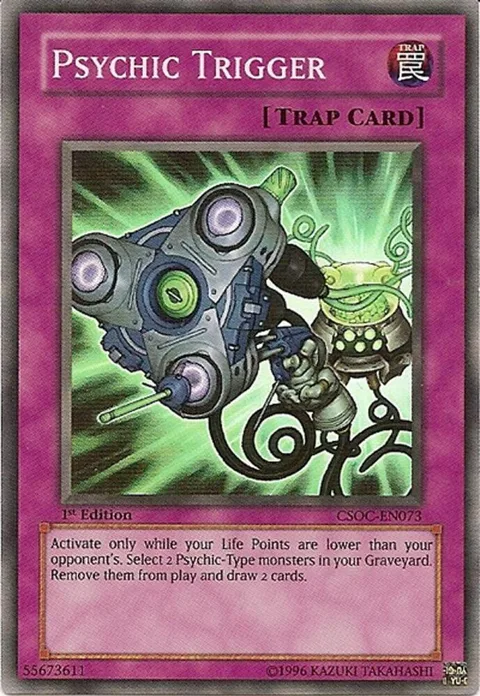 Psychic Trigger CSOC-EN073 Yu-Gi-Oh card from Crossroads of Chaos