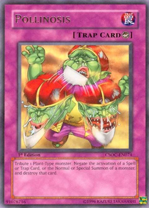 Pollinosis CSOC-EN074 Unlimited Yu-Gi-Oh card from Crossroads of Chaos