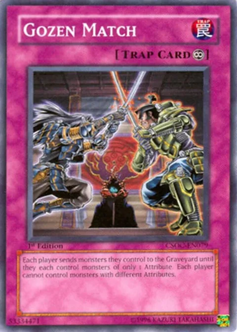 Gozen Match CSOC-EN079 Unlimited Yu-Gi-Oh card from Crossroads of Chaos