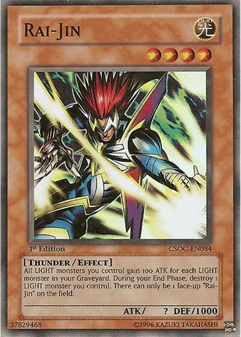 Rai-Jin CSOC-EN084 Unlimited Yu-Gi-Oh card from Crossroads of Chaos