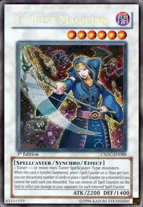 Tempest Magician CSOC-EN088 Unlimited Yu-Gi-Oh card from Crossroads of Chaos