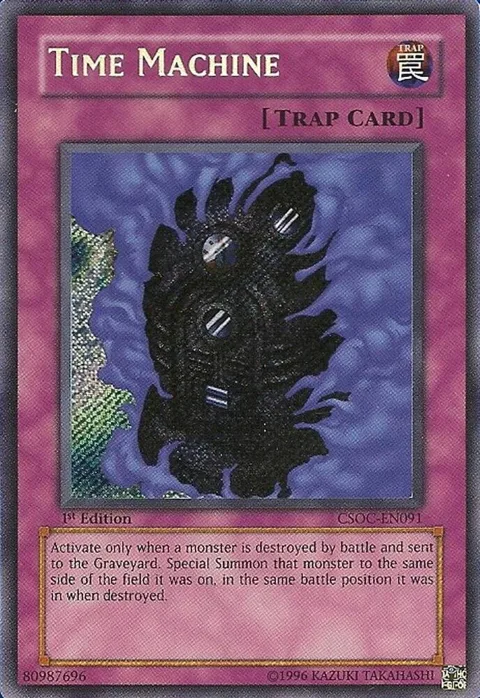 Time Machine CSOC-EN091 1st Edition Yu-Gi-Oh card from Crossroads of Chaos