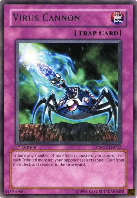 Virus Cannon CSOC-EN092 Yu-Gi-Oh card from Crossroads of Chaos